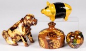 FOUR LESTER BREININGER REDWARE