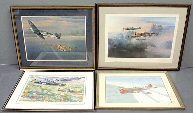 Four limited edition prints of