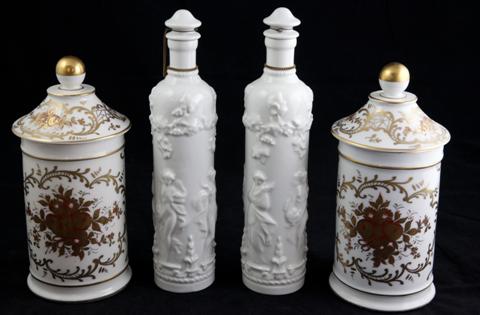 FOUR LIMOGES PORCELAIN PIECES