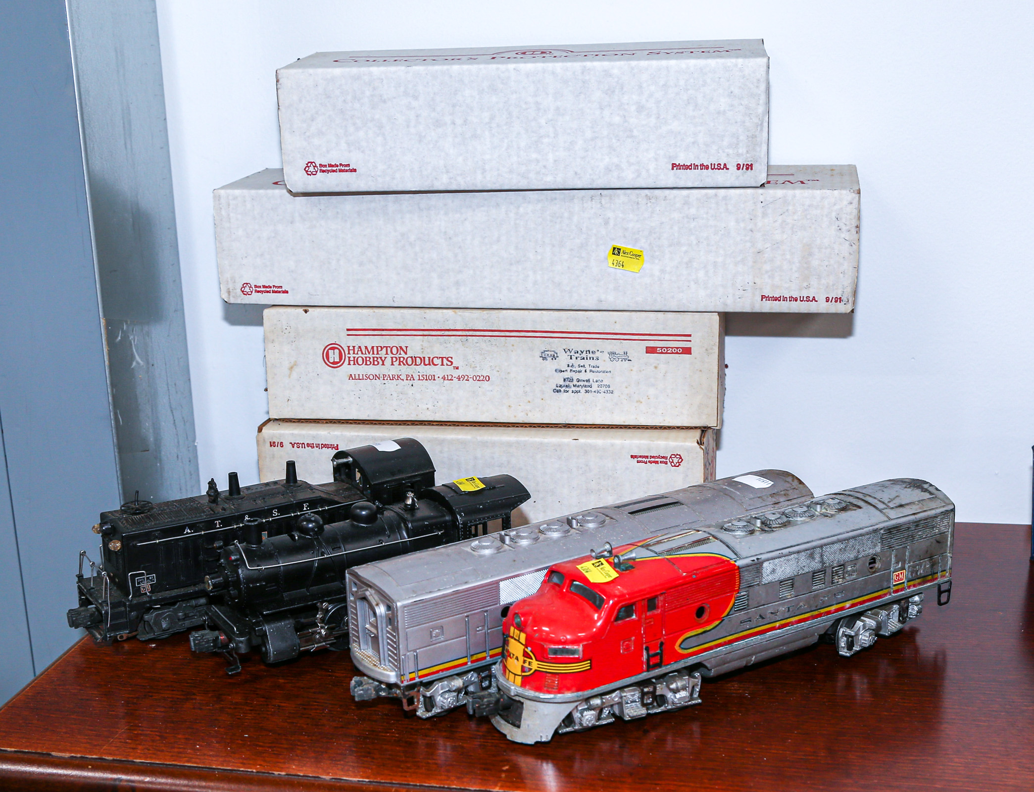 FOUR LIONEL "O" GAUGE LOCOMOTIVES