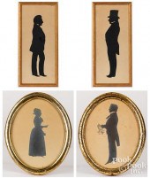 FOUR LITHOGRAPHS OF SILHOUETTE