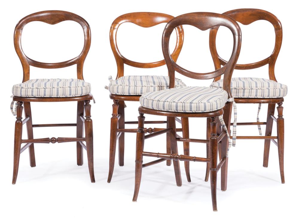 FOUR LOUIS PHILIPPE FRUITWOOD