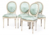 FOUR LOUIS XVI-STYLE CREME PEI