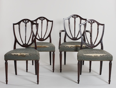 Four Mahogany Dining Chairs