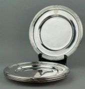 FOUR MAISON ODIOT SILVER DISHE