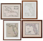 FOUR MAPS OF FLORIDA AND THE C