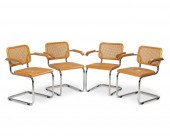 FOUR MARCEL BREUER "CESCA" ARM