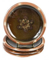 FOUR MARK HEWITT LUNCH PLATES(