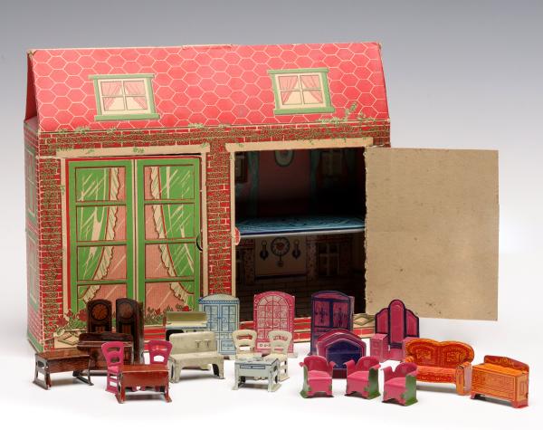 FOUR MARX TIN LITHO 'PLAYSET'