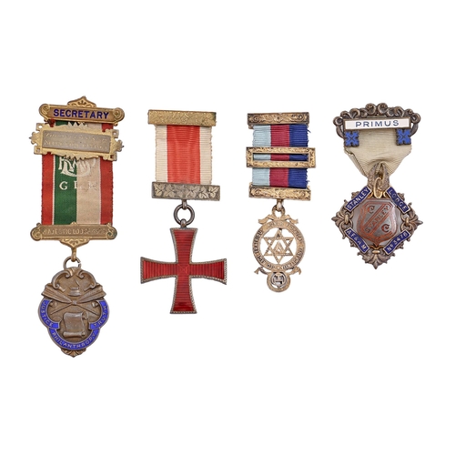Four Masonic and other fraternal