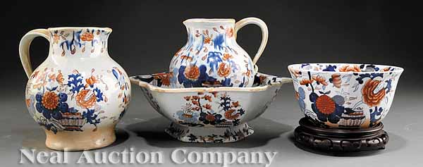 Four Mason's Ironstone "Imari"