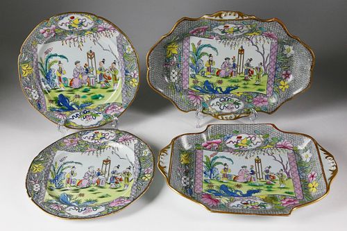 FOUR MASON'S IRONSTONE PINK