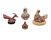FOUR MATA ORTIZ POTTERY ITEMSF
