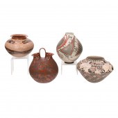 FOUR MATA ORTIZ VESSELS BY ANN
