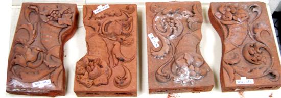 Four matching pieces of