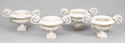 Four Matching Vintage Cast Iron
