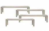 FOUR MATERA PATIO BENCHESmanuf