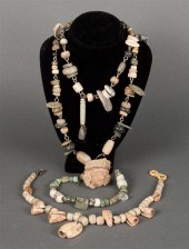 Four Mexican necklaces incorpo