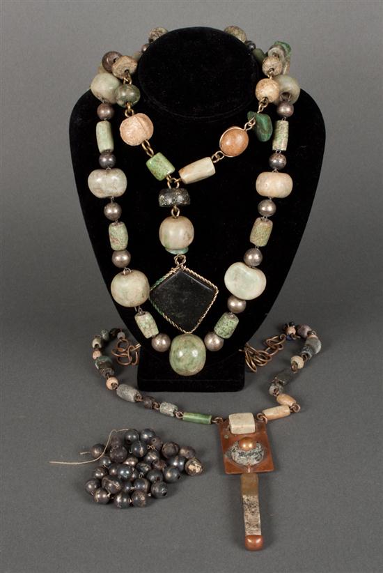 Four Mexican necklaces
