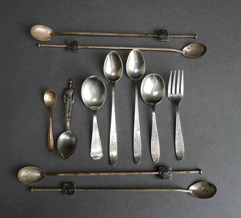 FOUR MEXICAN STERLING SILVER ICED