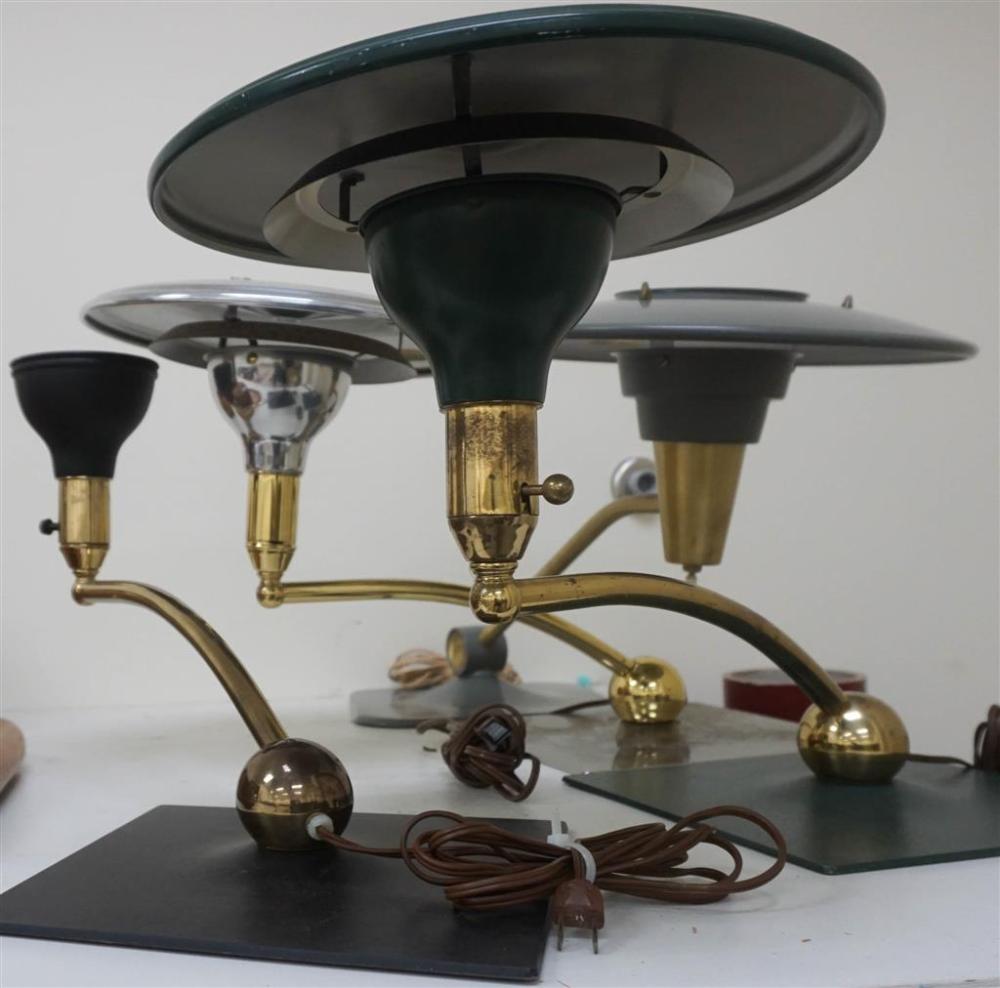 FOUR MID-CENTURY MODERN SWING-ARM