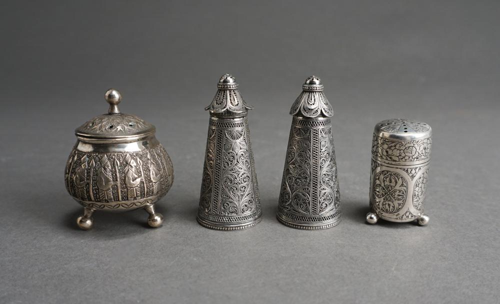 FOUR MIDDLE EASTERN 900-SILVER