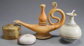 FOUR MIDDLE EASTERN OIL LAMPSF