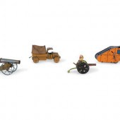 Four Military Toys
20th Centur