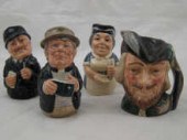 Four miniature ''Royal Doulton