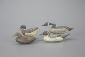 FOUR MINIATURE SOUTHERN WATERF
