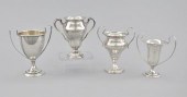 Four Miniature Sterling Silver
