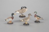 FOUR MINIATURE WATERFOWLJames