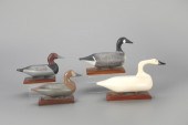 FOUR MINIATURE WATERFOWLRobert