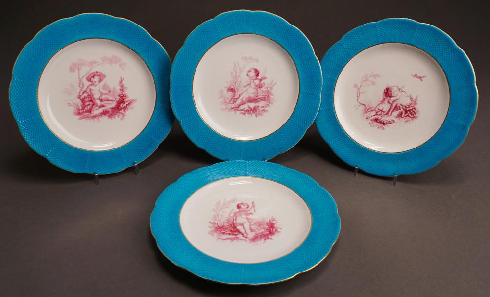 FOUR MINTON FOR JOHN MORTLOCK