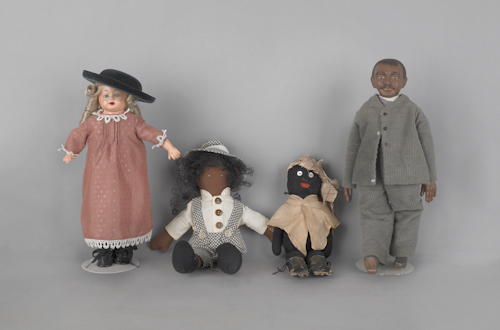 Four miscellaneous dolls 20th c.
