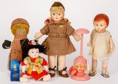 FOUR MISCELLANEOUS DOLLS AND R