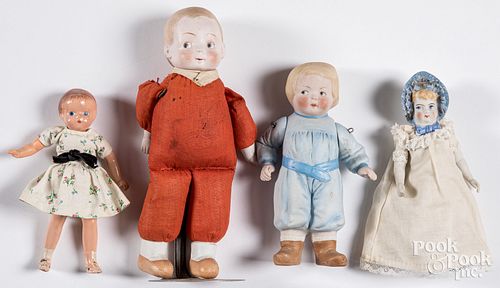 FOUR MISCELLANEOUS DOLLSFour