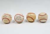 FOUR MLB SUPERSTAR AUTOGRAPHED