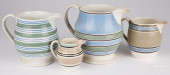 FOUR MOCHA PITCHERS<br>Four mo