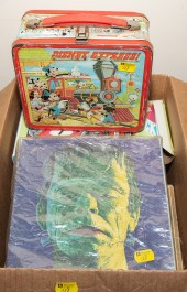 FOUR MODEL KITS, PUZZLE & LUNC