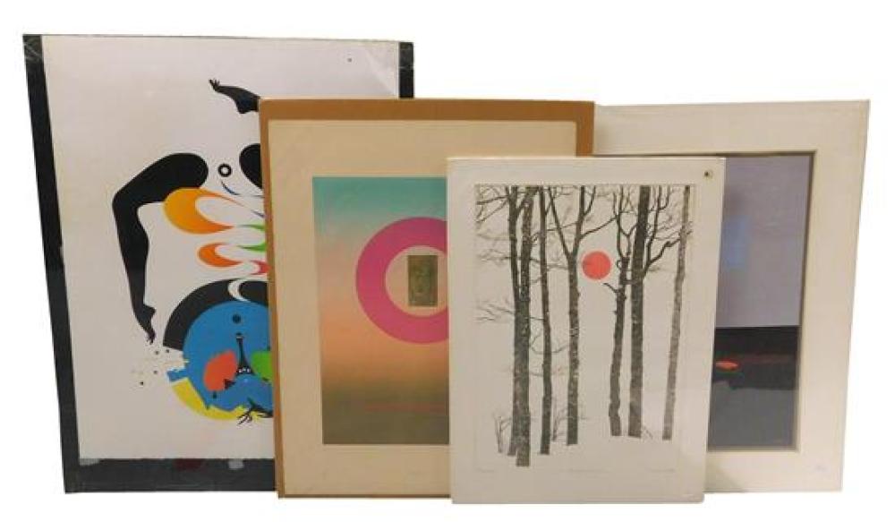 FOUR MODERN PRINTS: EDWARD