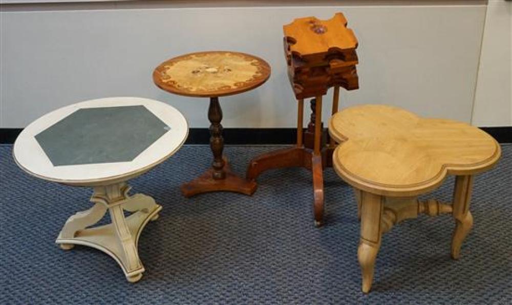 FOUR MODERN TABLESFour Modern