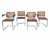 FOUR MODERNIST DINING CHAIRSde