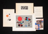 FOUR MODERNIST PRINTS. Two aft