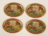Four Monticello Whiskey tin ad