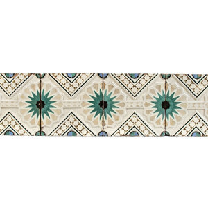 Four Moorish Revival Glazed