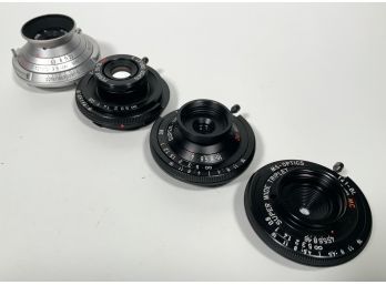 Four MS-Optical prime lenses for