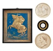 Four Napoleonic relief plaques