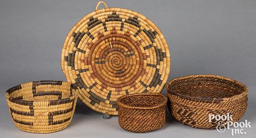 FOUR NATIVE AMERICAN INDIAN
