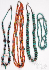 FOUR NATIVE AMERICAN INDIAN NE